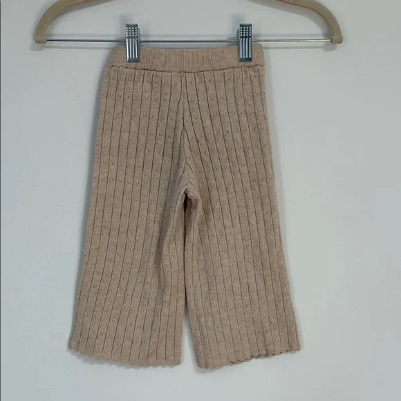 Zara Cozy Tan Knit Kids Bottoms and top - adorable set - Picture 4 of 6